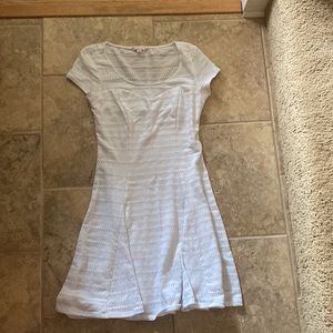 Guess eyelet A-line lined dress